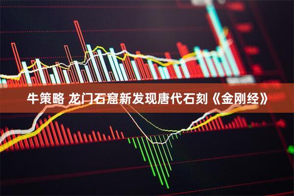 牛策略 龙门石窟新发现唐代石刻《金刚经》